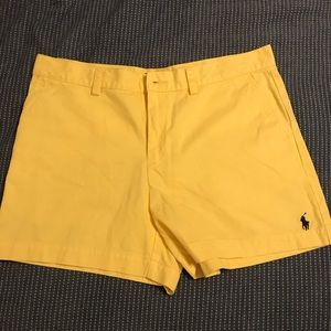 Ralph Lauren Sport yellow shorts